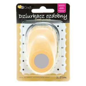 Dziurkacz ozdobny dpCraft 2,5cm Koło